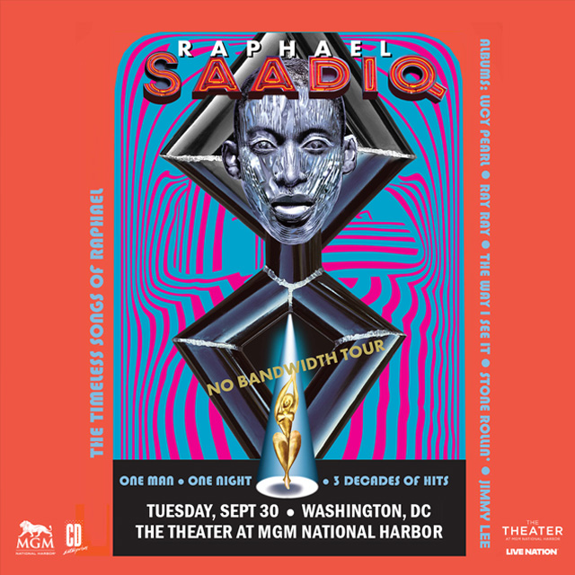 RAPHAEL SAADIQ - The Theater at MGM Grand - Tuesday September 30, 2025 - 8:00pm
